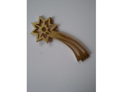 Filigrankometstern gold